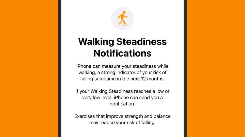 قابلیت Walking Steadiness در آپدیت iOS 15