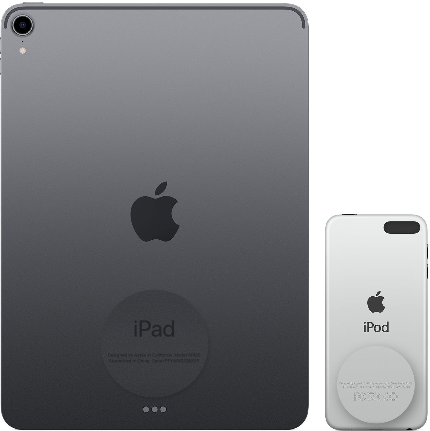 شماره سریال iPad Pro ، iPad و iPod touch
