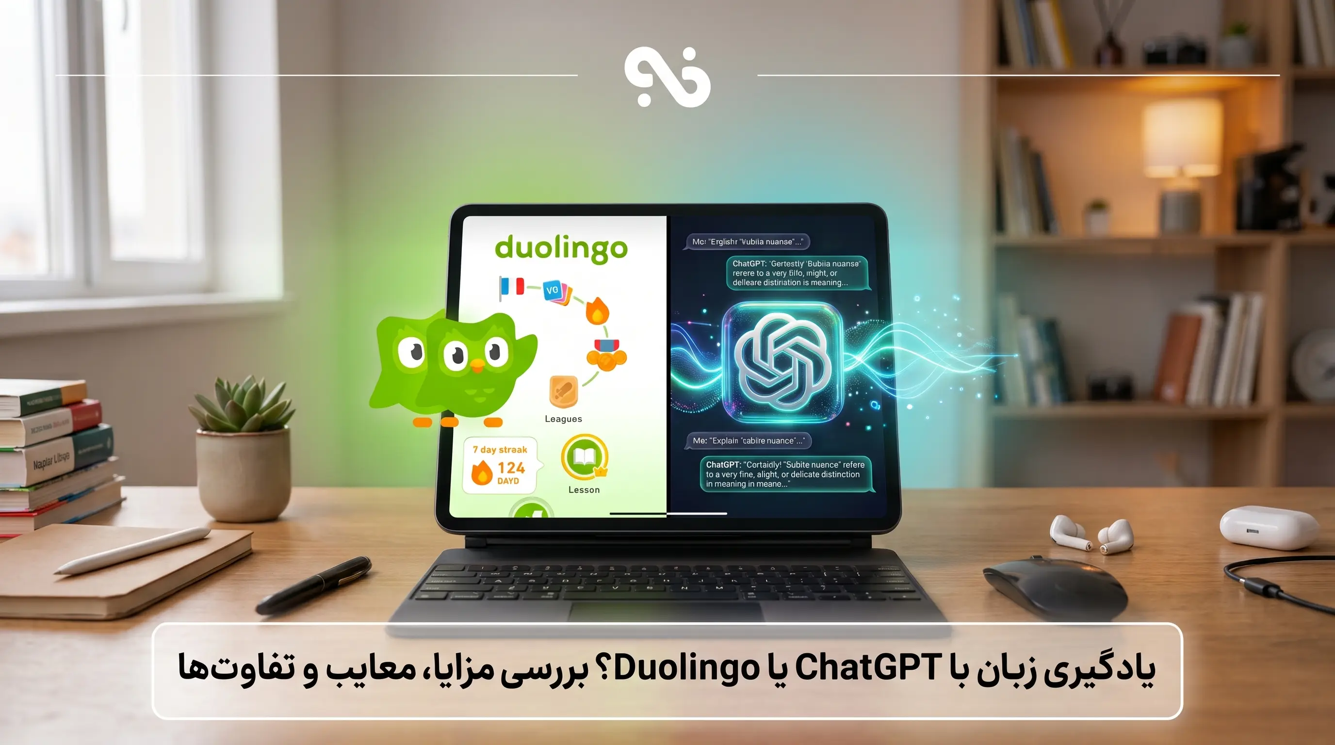 یادگیری زبان با ChatGPT یا Duolingo؟ بررسی مزایا، معایب و تفاوت‌ها