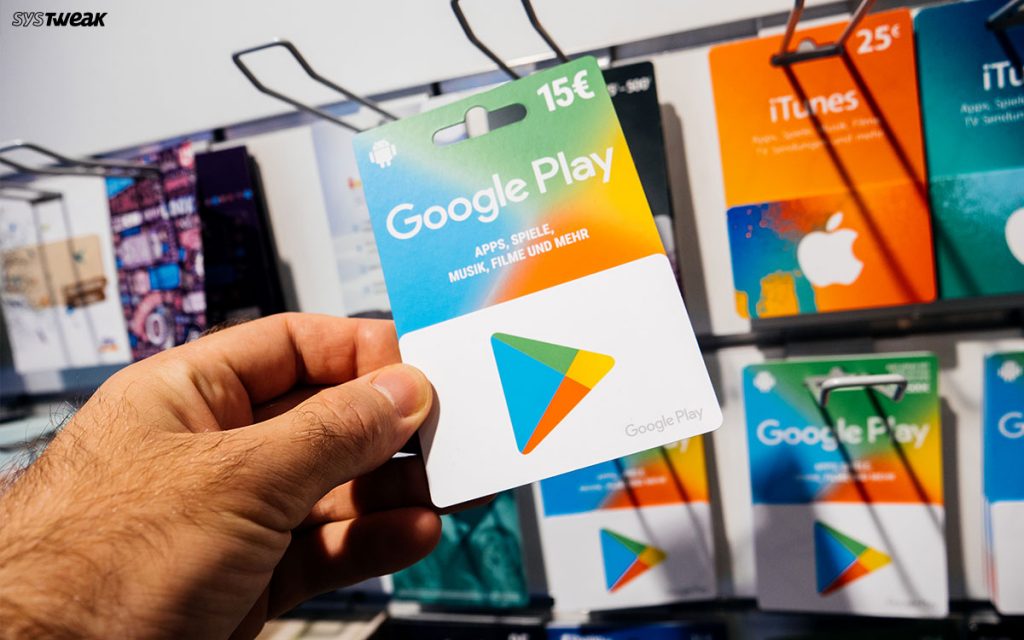 گیفت کارت گوگل پلی | Google Play