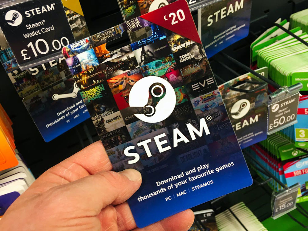 گیفت کارت Steam