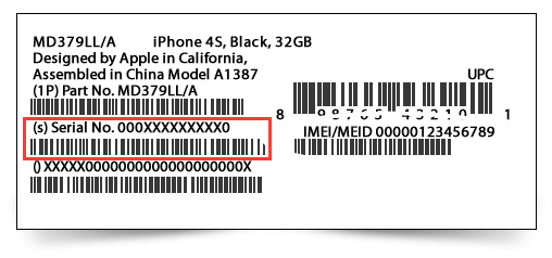 نحوه مقایسه شماره سریال گوشی با جعبه محصول در آیفون