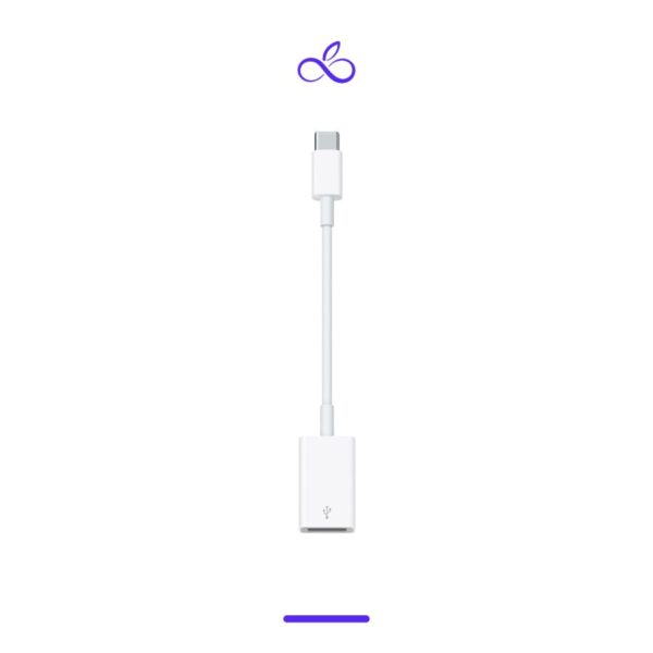 مبدل USB-C به USB اپل برای مک