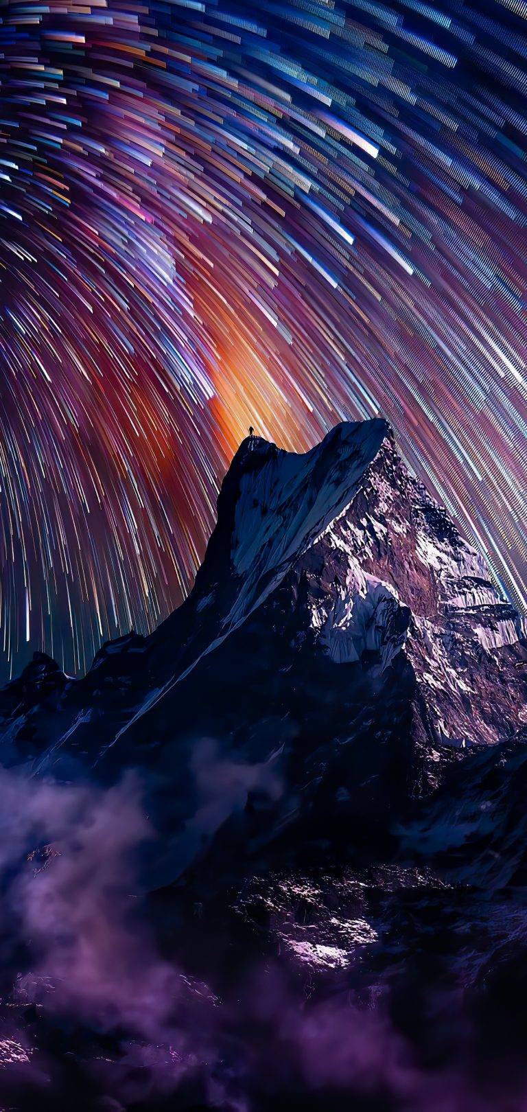 والپیپر های منظره آسمان شب برای آیفون ۱