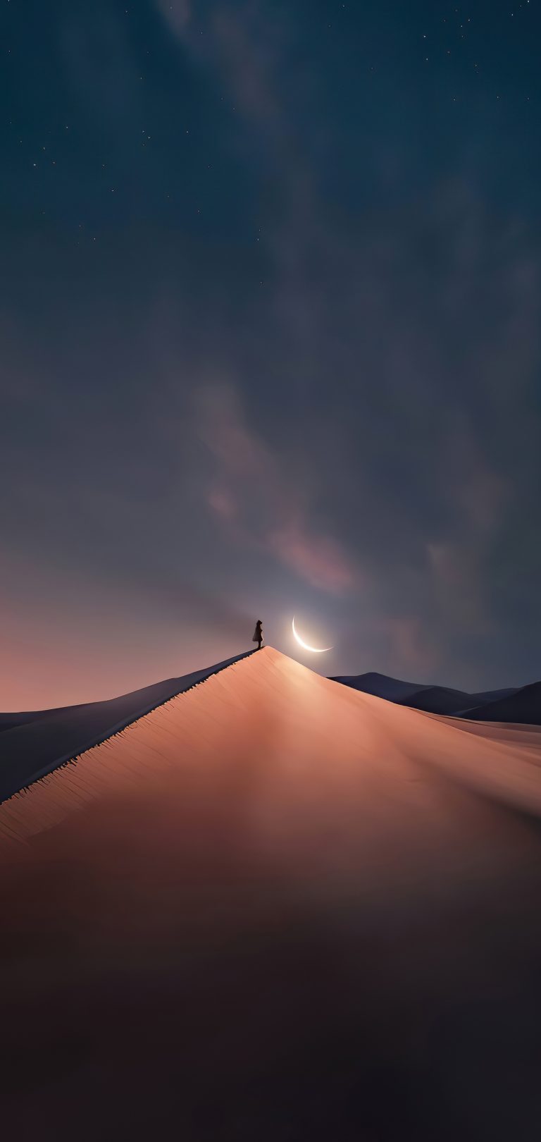 والپیپر های منظره آسمان شب برای آیفون ۴