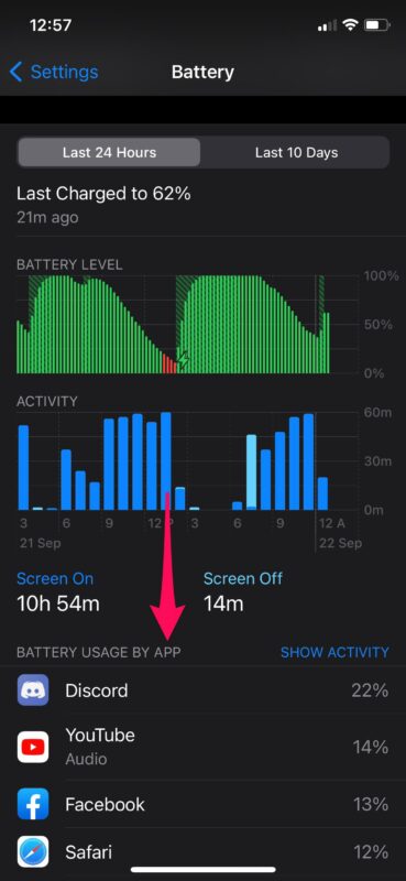 بهبود وضعیت باتری در iOS 14