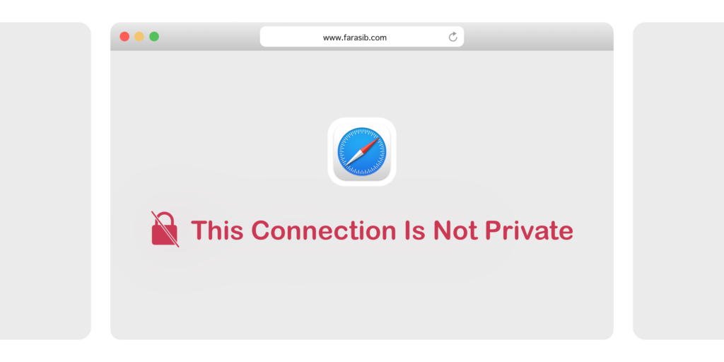ارور this connection is not private در ایفون