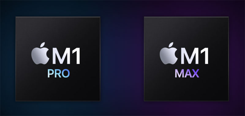 تصویری از پردازنده M1 Pro و M1 Max