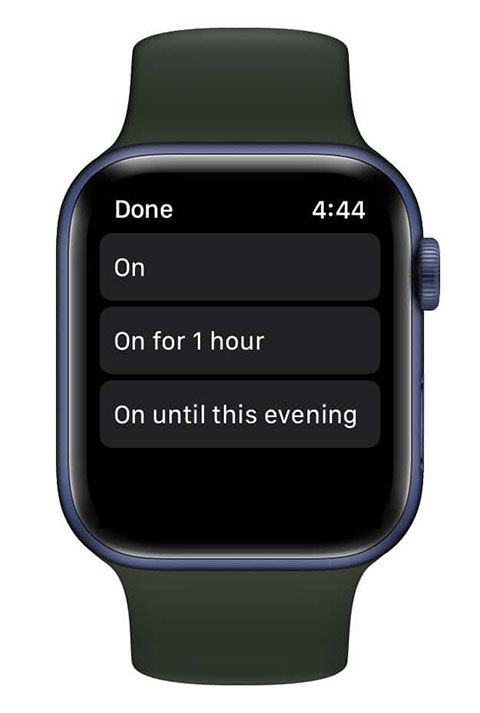 زمان بندی Focus در اپل واچ سری 7
