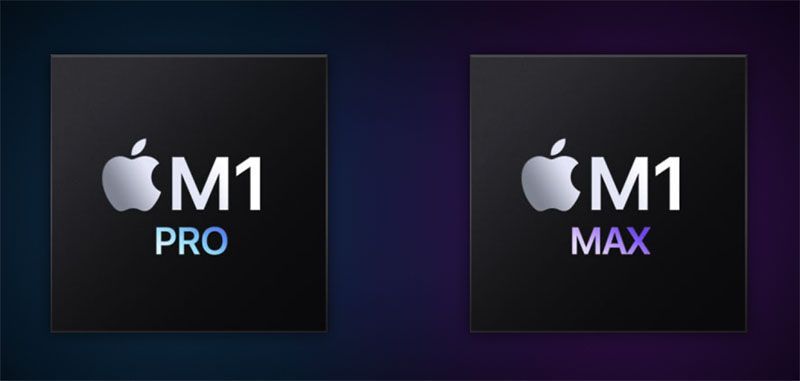 تصویر تراشه M1 Pro و M1 Max اپل