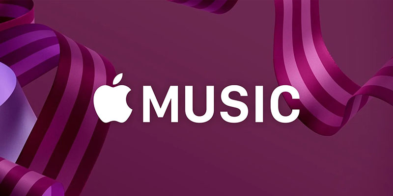 نمایی از لوگوی اپل موزیک