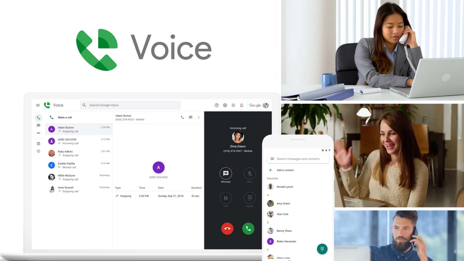 کاربردها و ویژگی‌های Google Voice