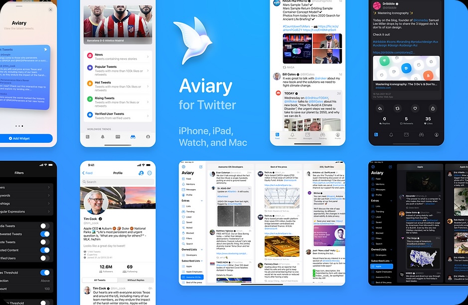 برنامه Aviary در دستگاه‌های اپل