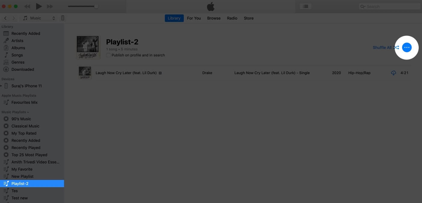 به اشتراک گذاری playlist در اپل موزیک