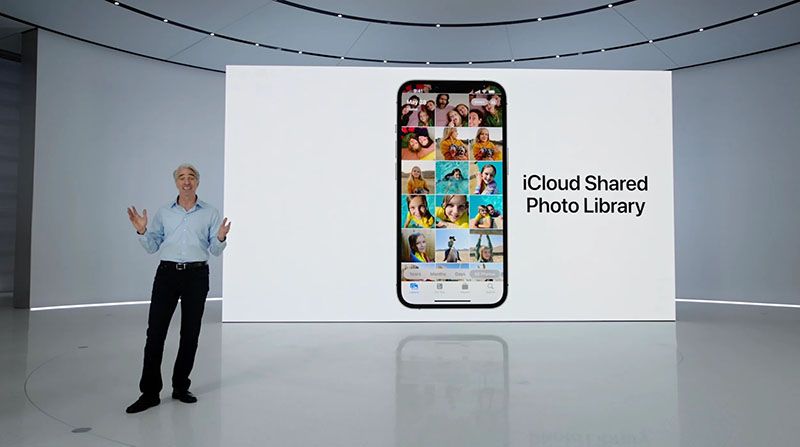 معرفی قابلیت iCloud Shared Photo Library در رویداد اپل