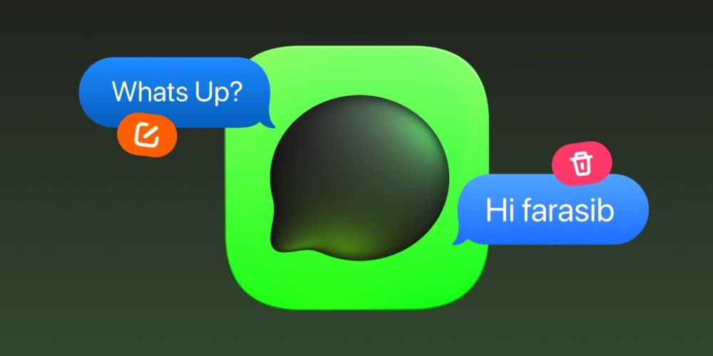نحوه ویرایش و حذف پیام آیمسیج در iOS 16