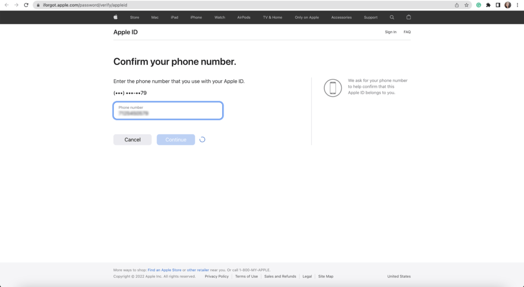 آموزش بازیابی پسورد اپل آیدی و سوالات امنیتی از طریق سایت اپل