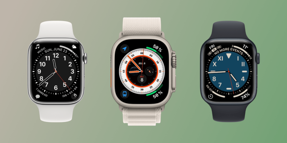 مقایسه کامل و جامع Apple Watch Ultra با اپل واچ های نسل ۸ و ۷