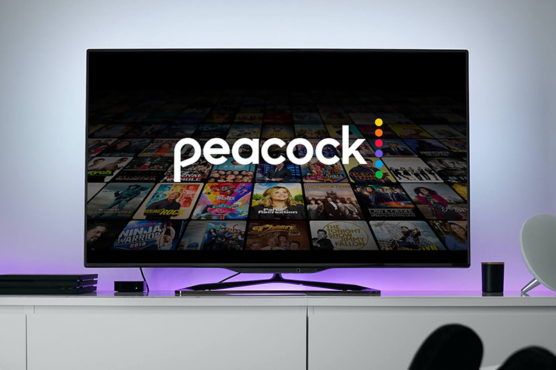 سرویس Peacock روی تلویزیون‌های هوشمند