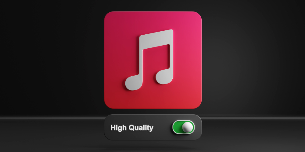 تغییر کیفیت موسیقی اپل موزیک