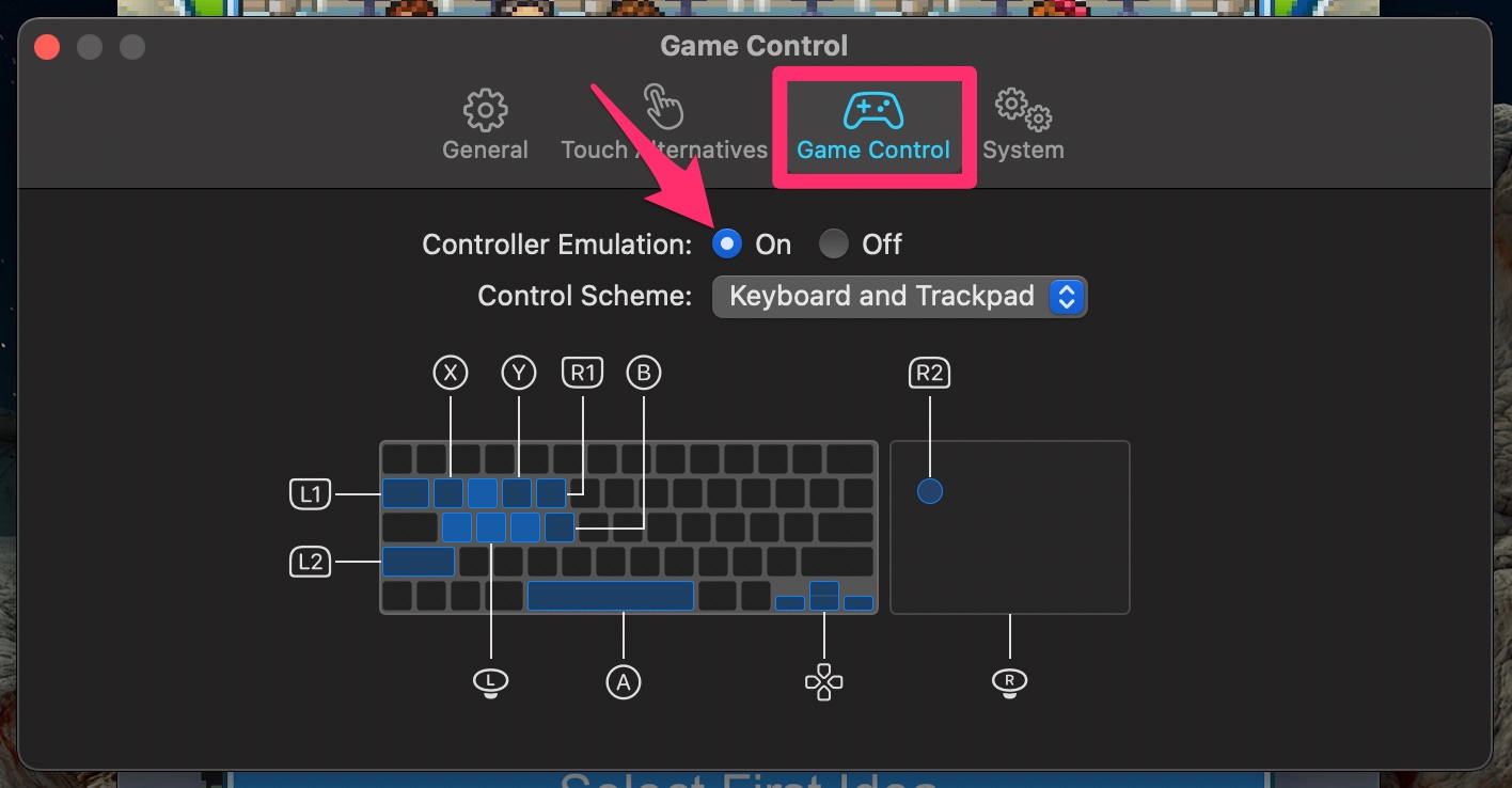 تنظیمات گیم کنترلر برای بازی در مک او اس