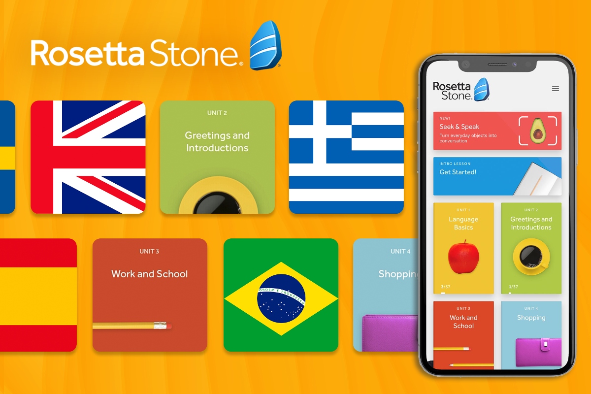 اپلیکیشن موبایل Rosetta Stone