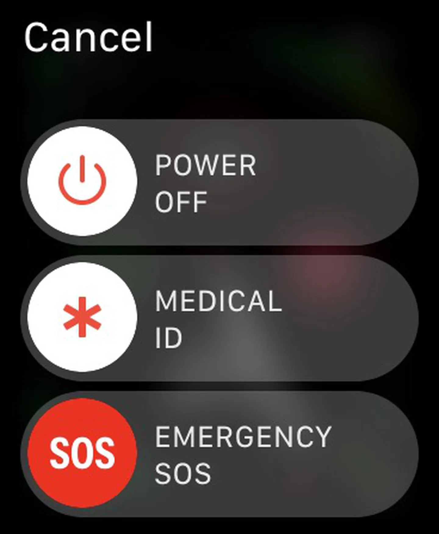 گزینه اورژانسی یا SOS در اپل واچ
