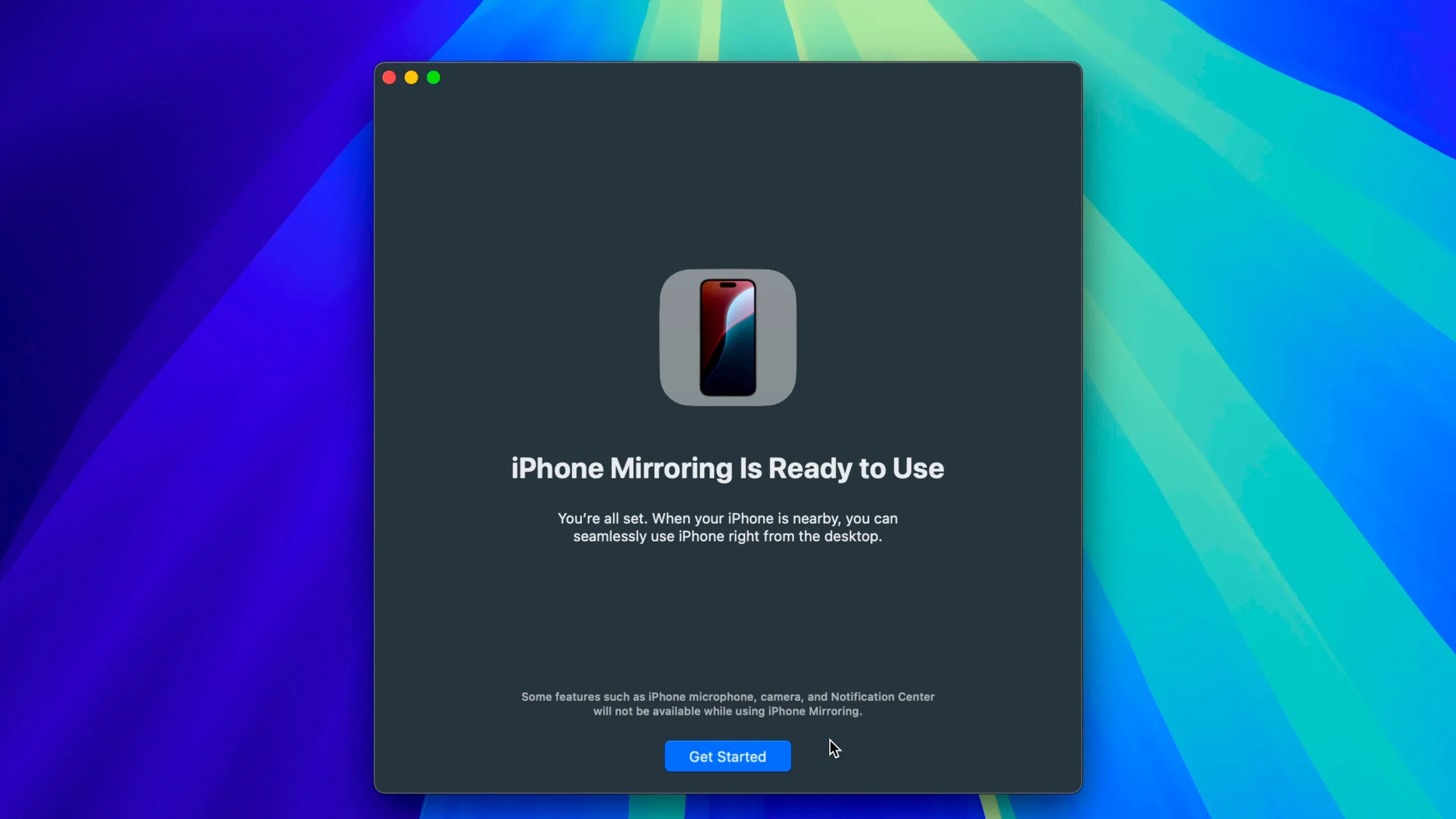 شروع به کار iPhone Mirroring