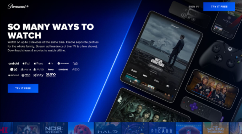 مقایسه سازگاری دستگاهها در دو پلتفرم Peacock و Paramount Plus