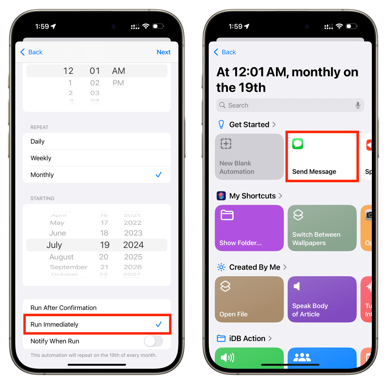زمانبندی پیامها برای کاربران iOS 17 و نسخههای قدیمیتر