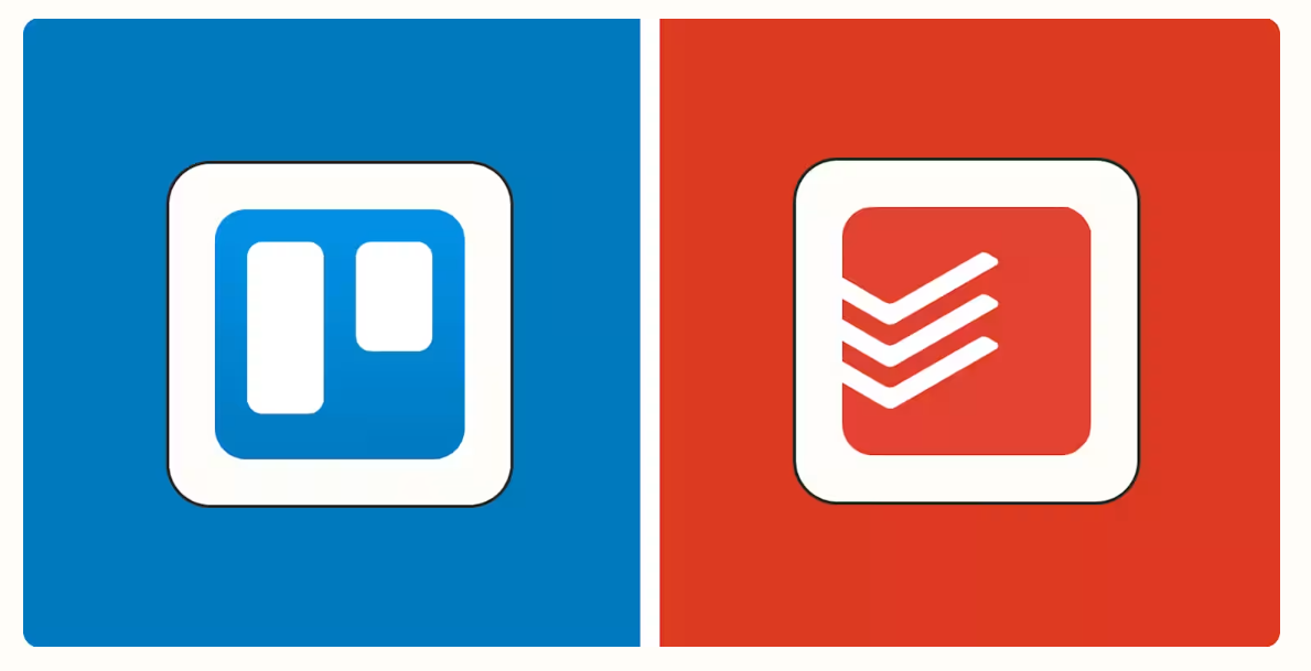 مقایسه رابط کاربری پلتفرم ترلو و Todoist