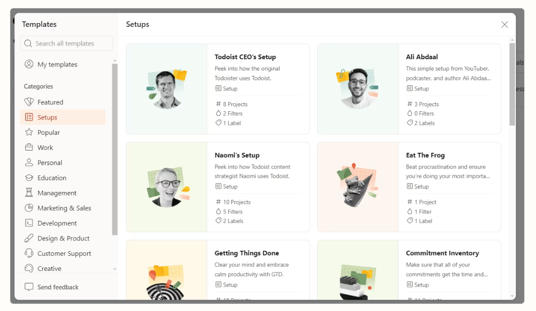 پلتفرم Todoist