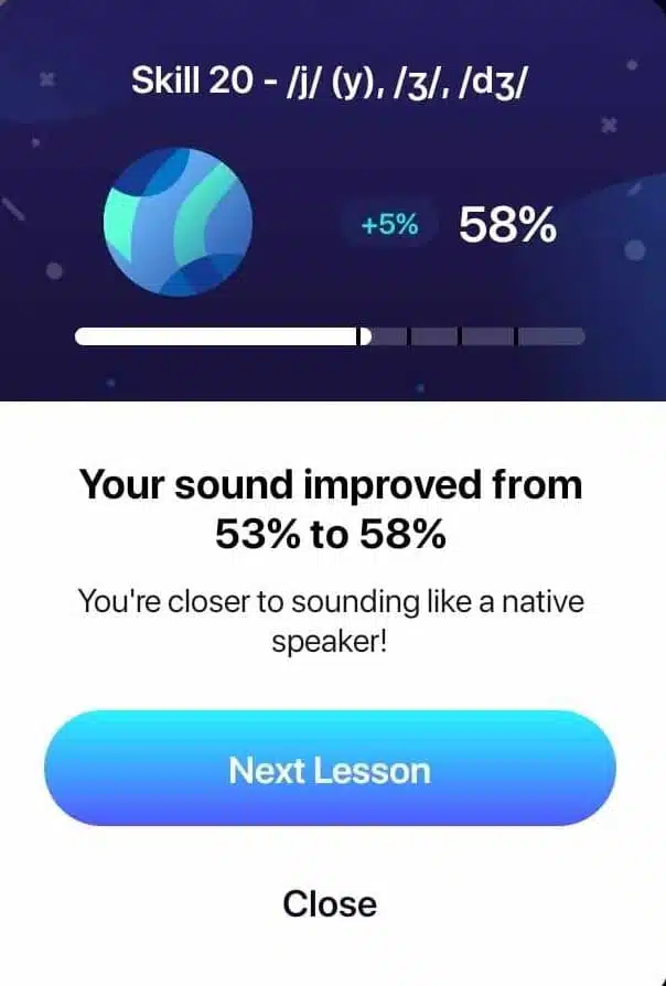 یک نمونه گزارش از بهبود سطح کاربر
