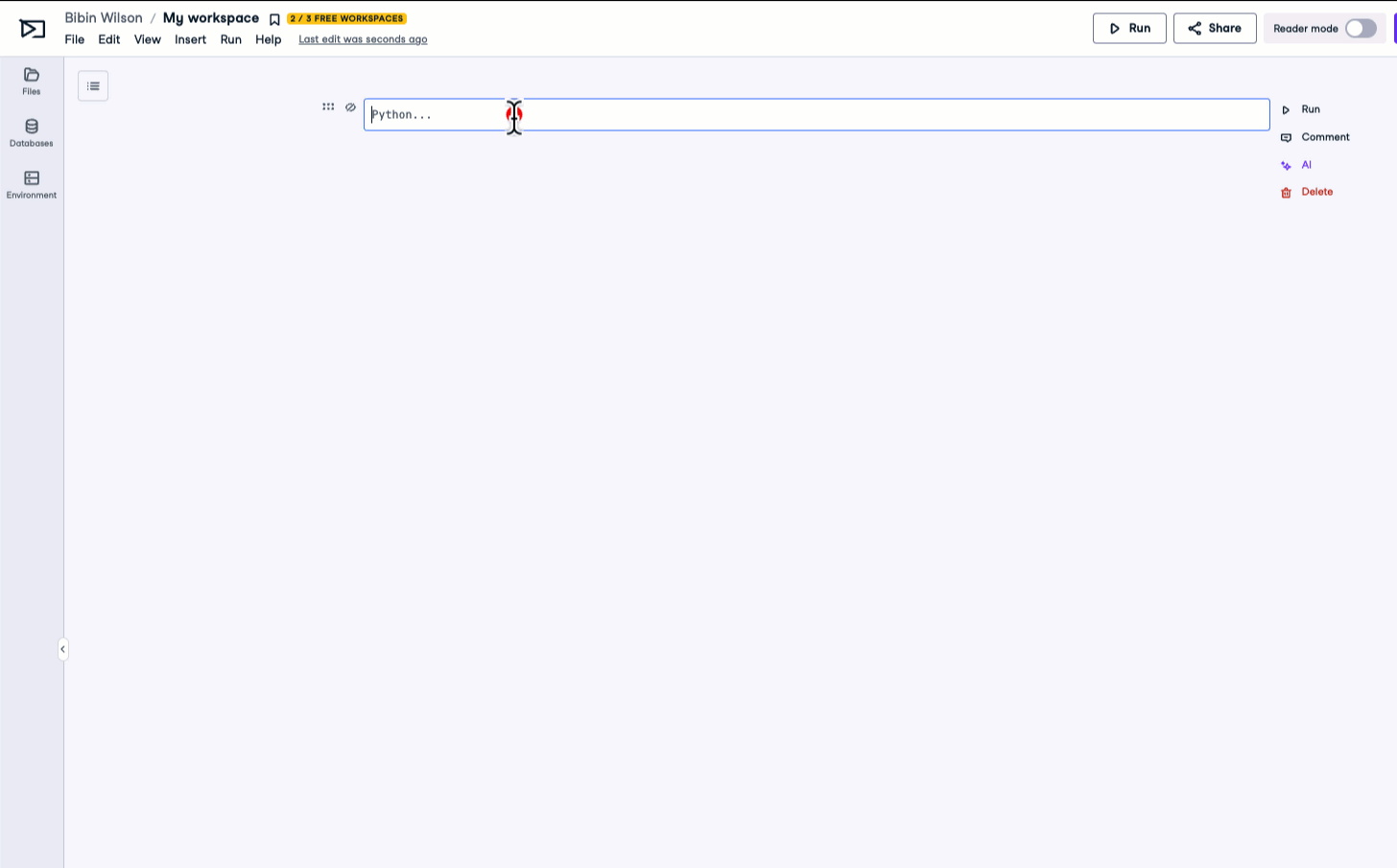 ویژگی Datalab در Datacamp