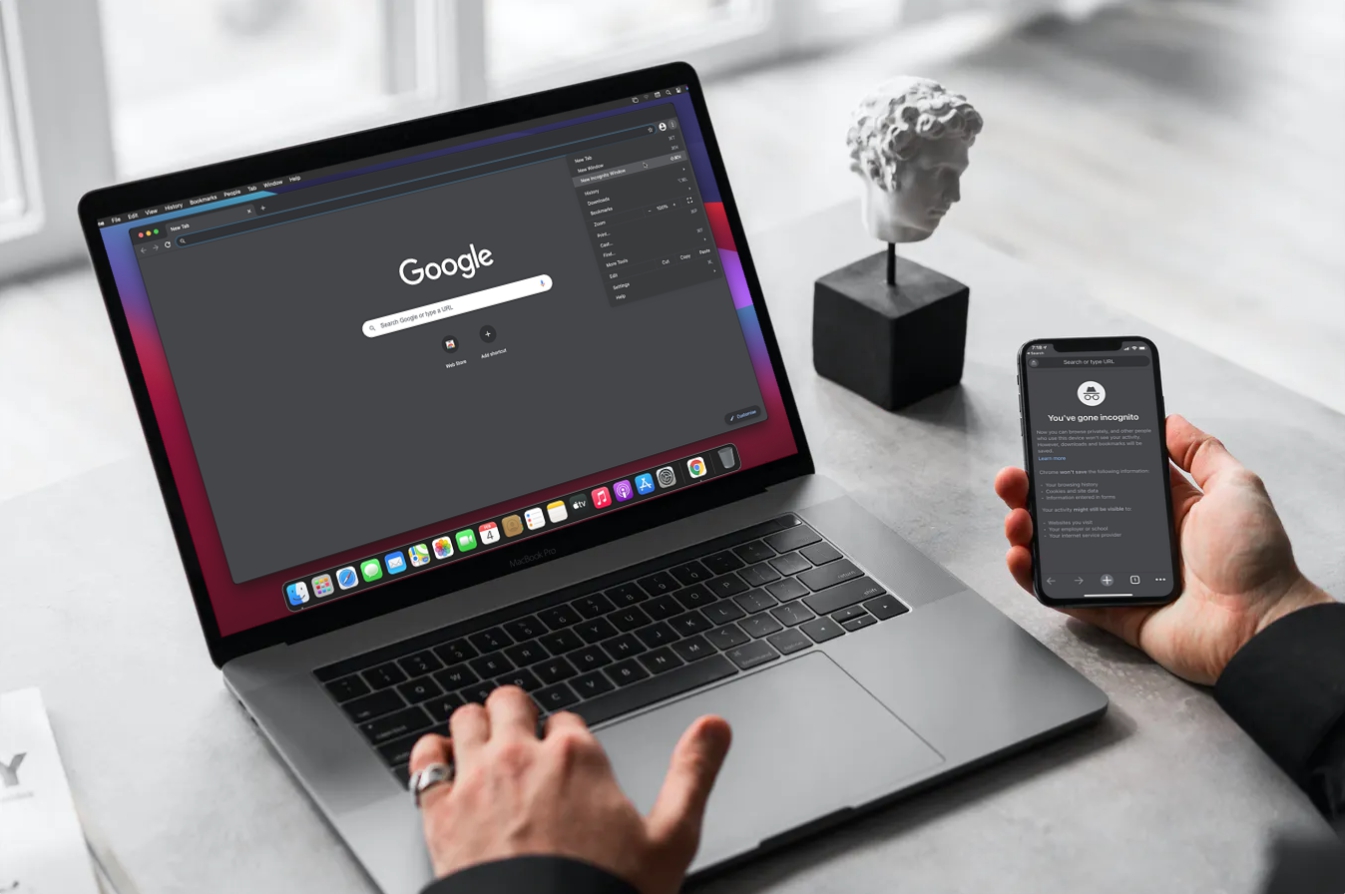 آموزش باز کردن صفحه private در مرورگر گوگل کروم روی آیفون و مک