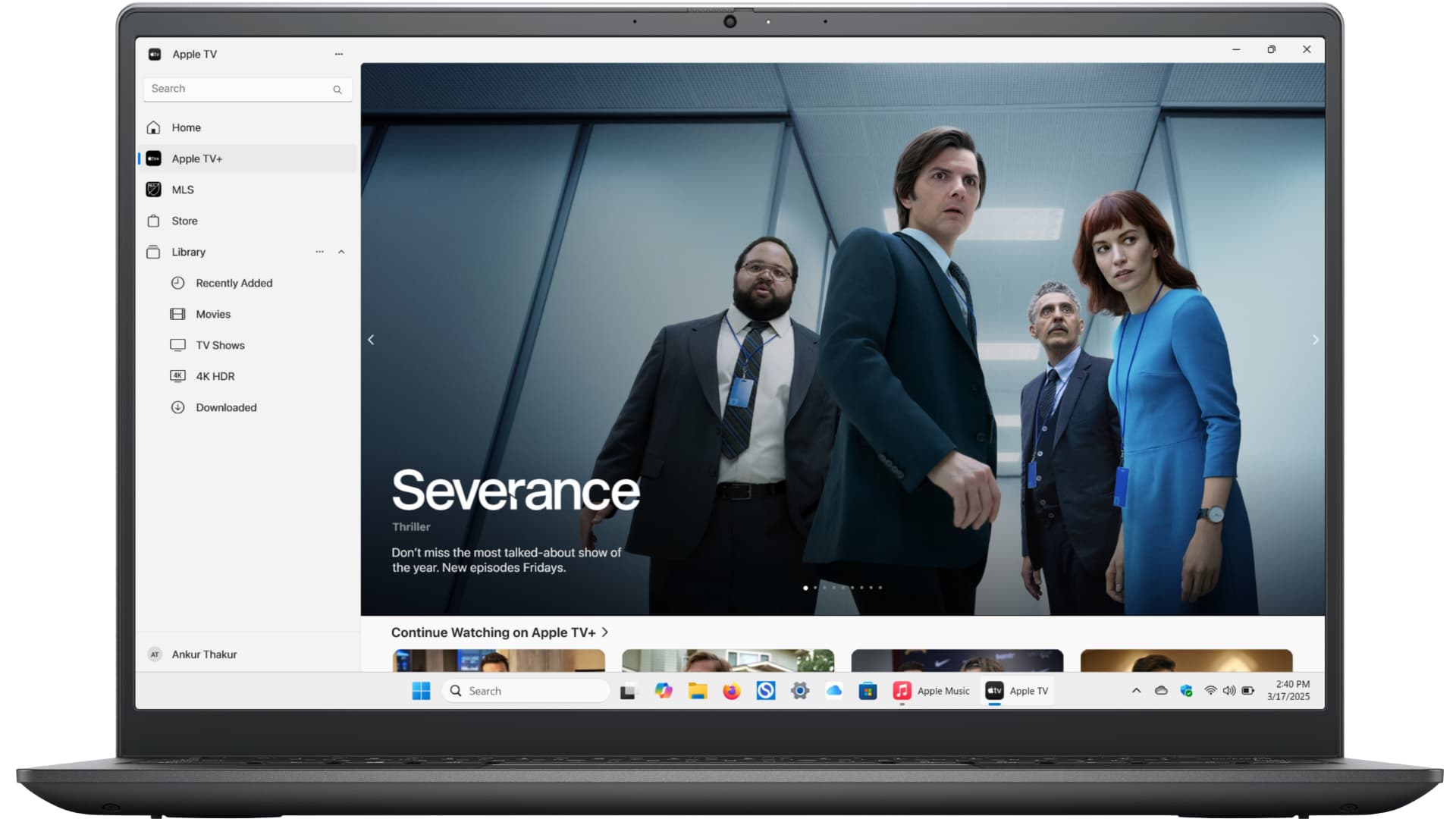 Apple TV در ویندوز