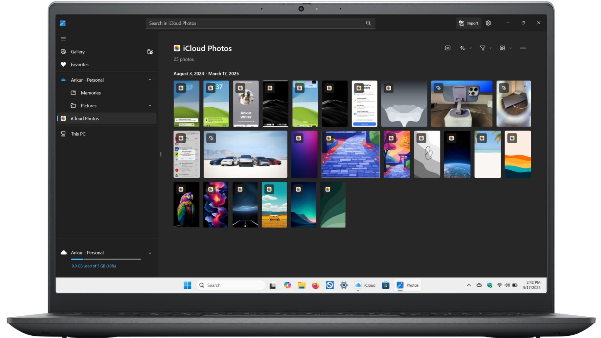 iCloud Photos در ویندوز