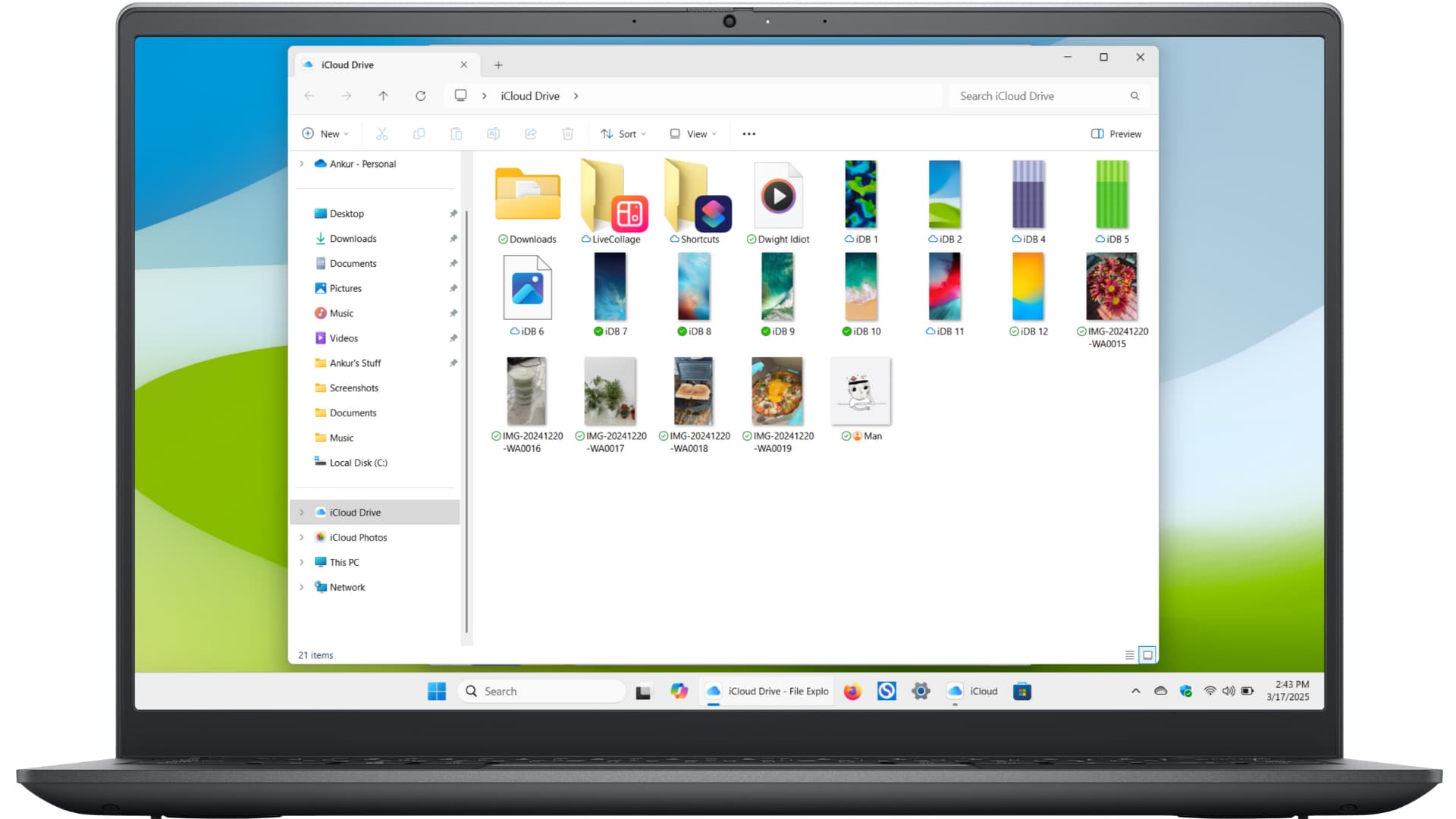 iCloud Drive در ویندو