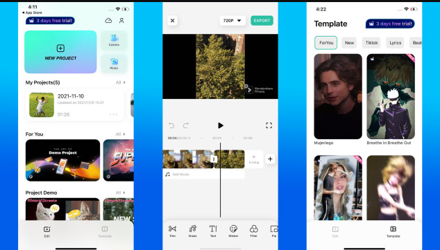 نسخه موبایل Wondershare Filmora