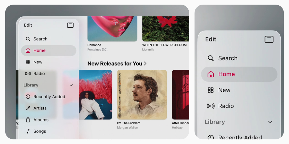 طراحی جدید iPadOS 
