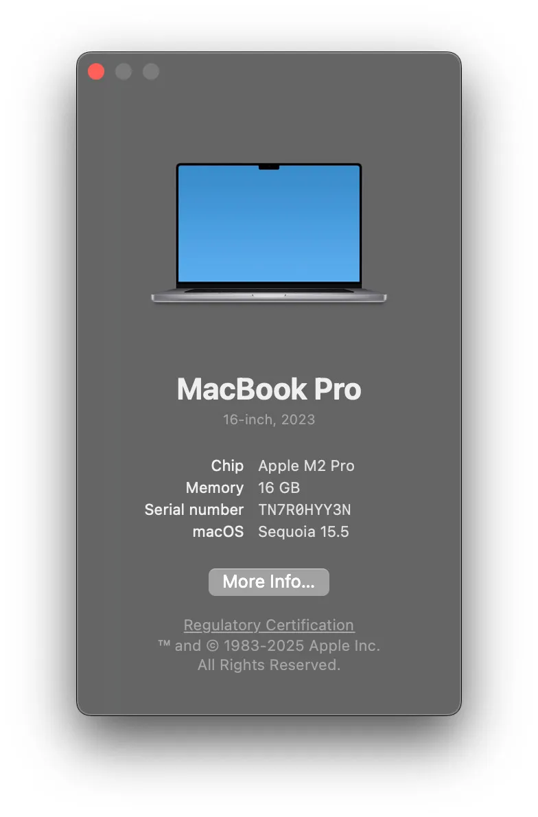 mac system version