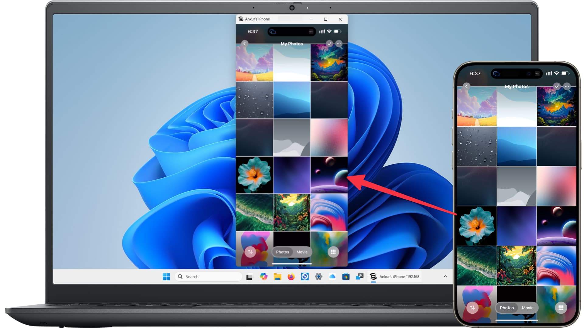 استفاده از برنامه AirPlay ایکس-میراژ (X-Mirage) روی کامپیوتر ویندوزی برای بازتاب صفحه آیفون به آن