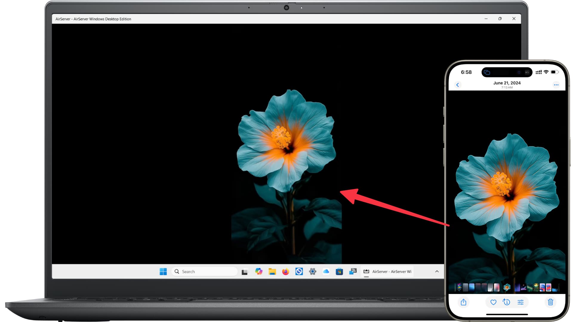 انتقال AirPlay از آیفون به کامپیوتر ویندوزی با استفاده از AirServer