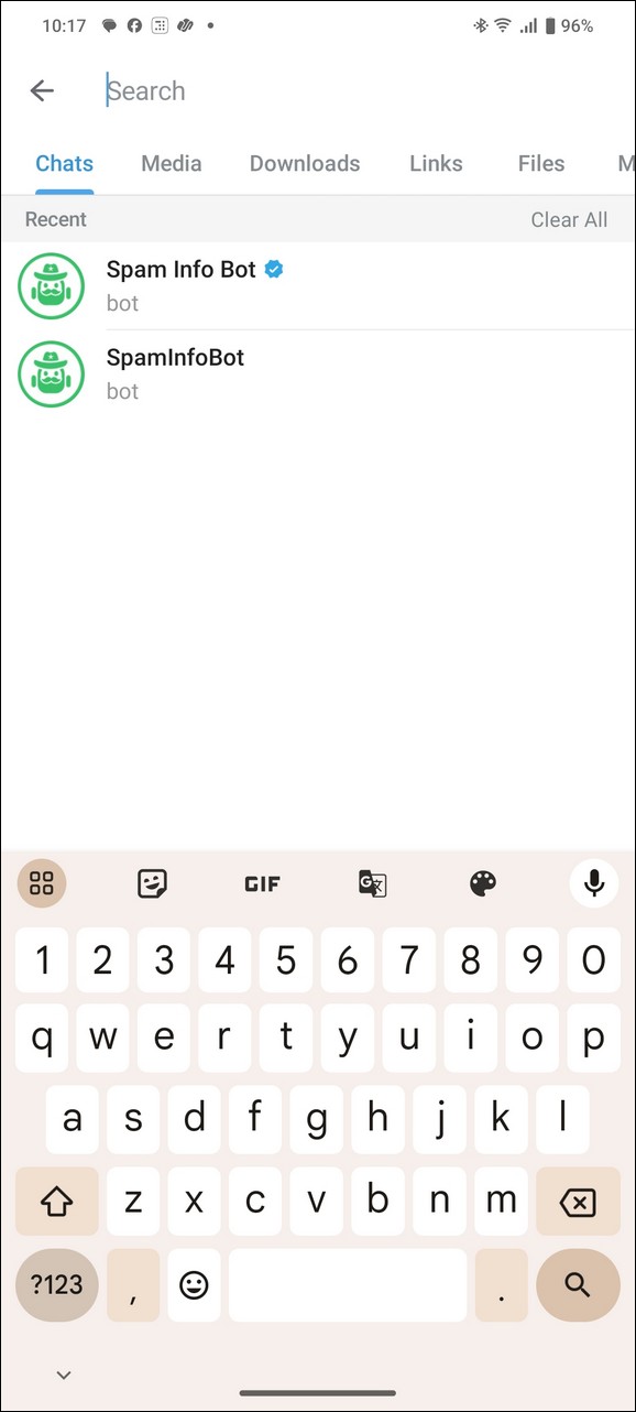 ربات اطلاعات اسپم