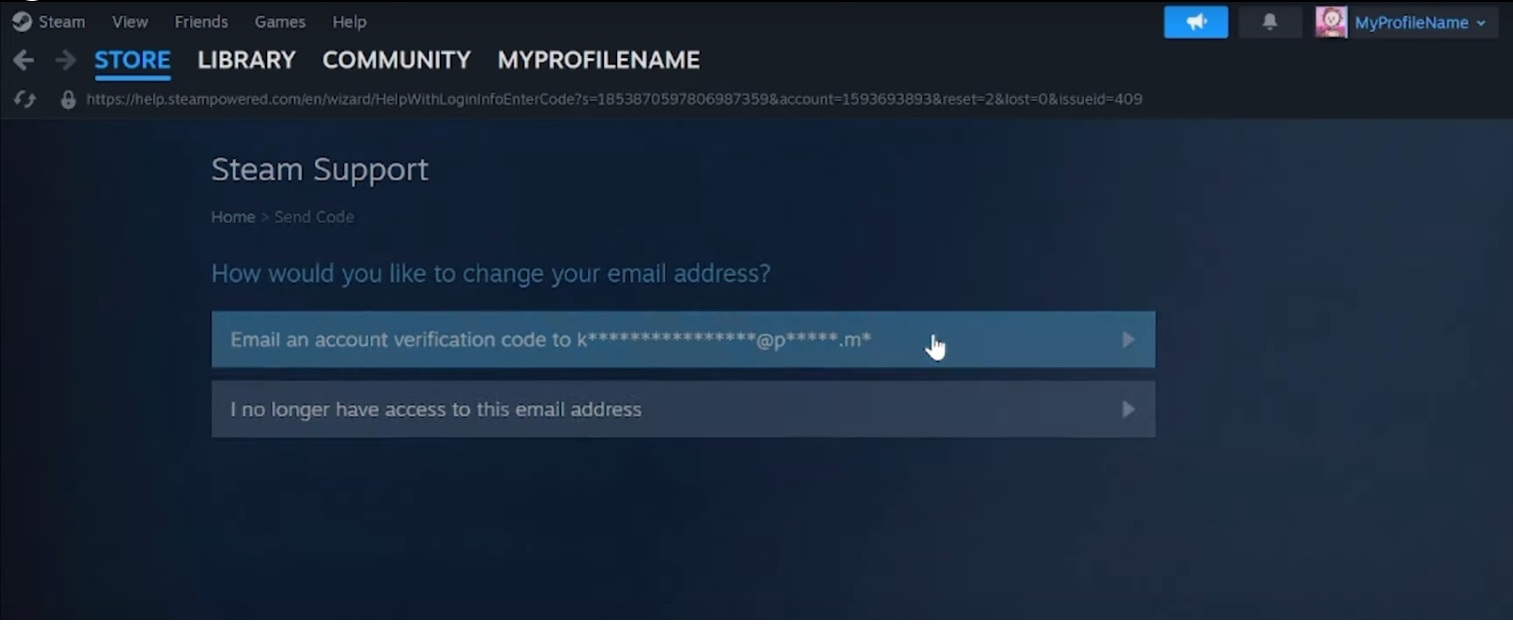آموزش تغییر ایمیل اکانت استیم