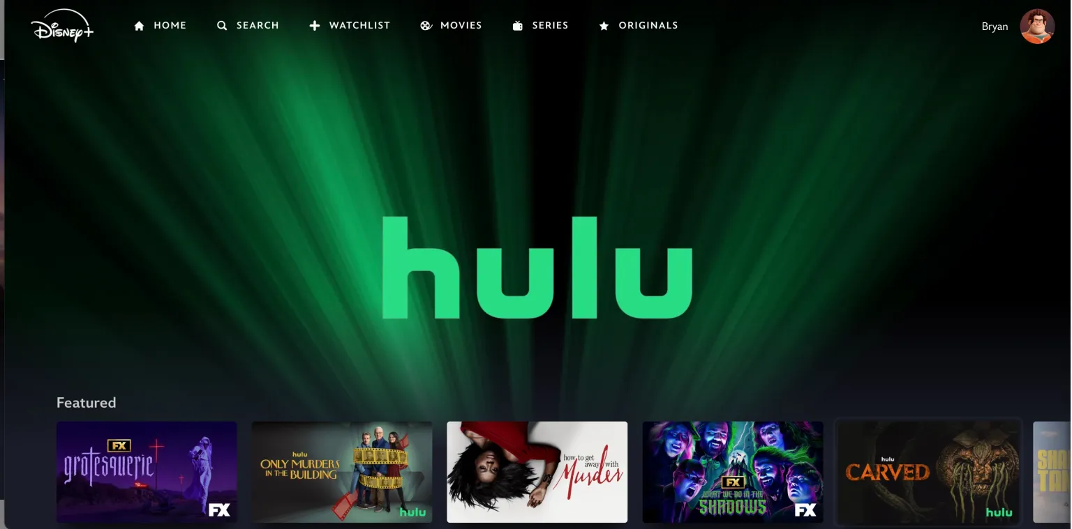 دسترسی Hulu در Disney+
