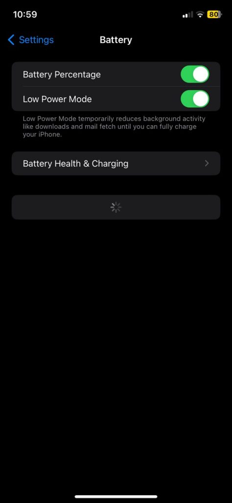 فعال کردن گزینه Low Power Mode