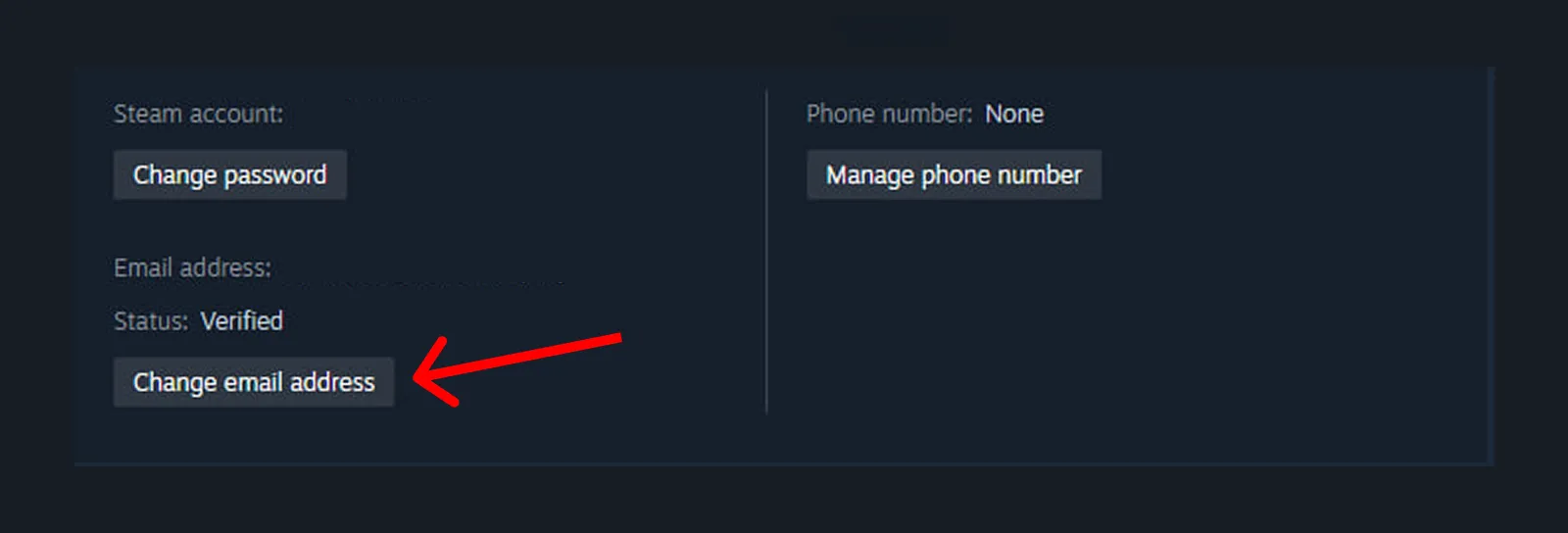آموزش تغییر ایمیل اکانت استیم