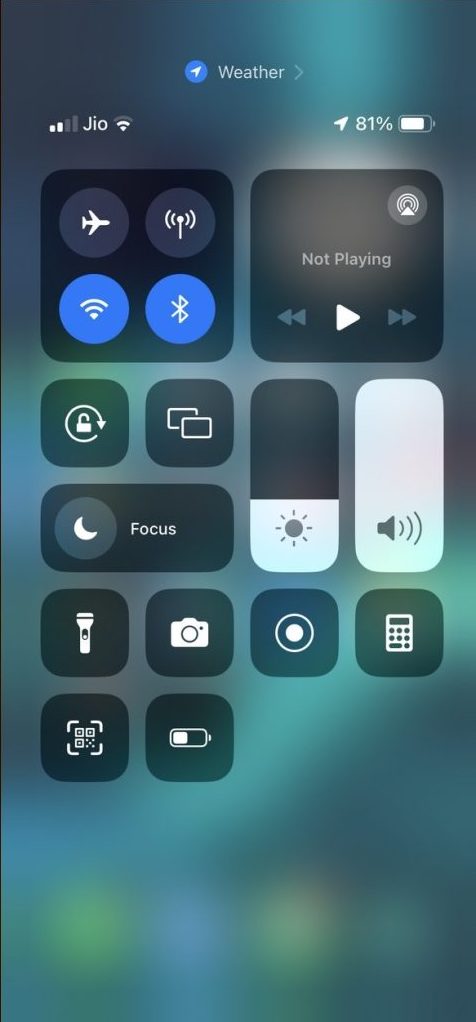فعال کردن Airplane Mode برای حل مشکل ارسال پیام در تلگرم
