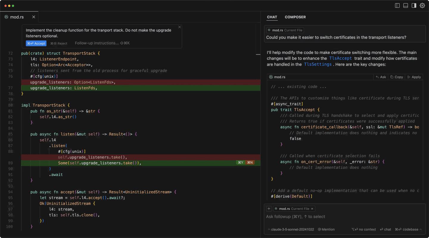 بررسی ابزار Cursor